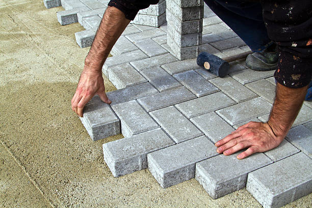 Permeable Paver Driveway in Paloma Creek, TX